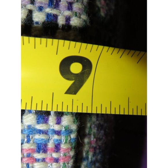 Coach 2011 Gallery Herringbone Tweed & Patent Leather tote in Pink, Blue & Black - Picture 13 of 14